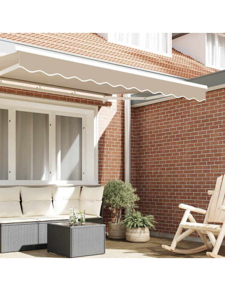 Tenda a Braccio Beige 230 x 20 cm Tela