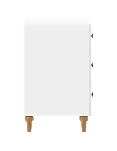 Armadio da Notte con cassetto Bianco Lucido 43x 41 x 66,5 cm