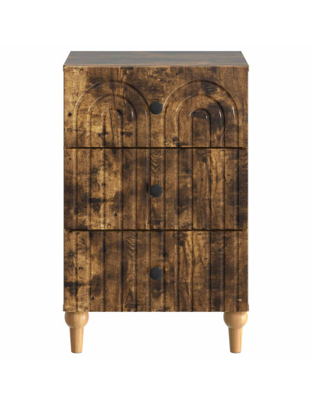 Armadio da Notte con cassetto Rovere Fumo 43x 41 x 66,5 cm