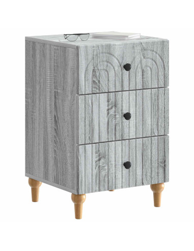 Armadio da Notte con cassetto Grigio Sonoma 43x 41 x 66,5 cm