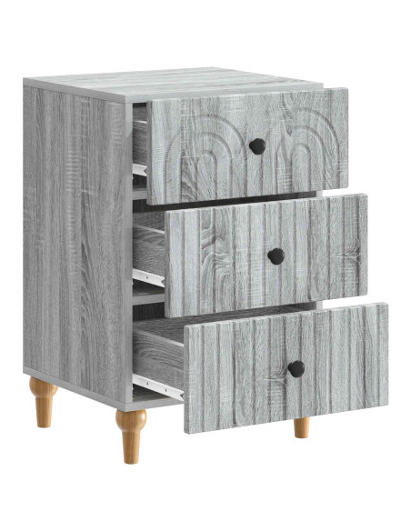 Armadio da Notte con cassetto Grigio Sonoma 43x 41 x 66,5 cm