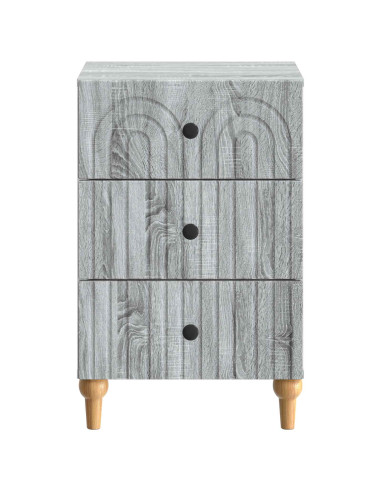 Armadio da Notte con cassetto Grigio Sonoma 43x 41 x 66,5 cm