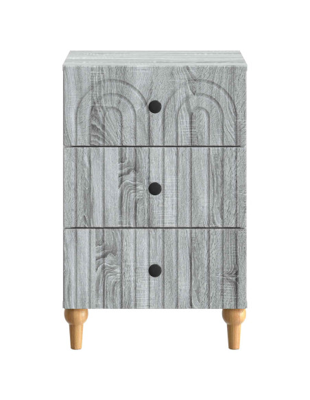Armadio da Notte con cassetto Grigio Sonoma 43x 41 x 66,5 cm