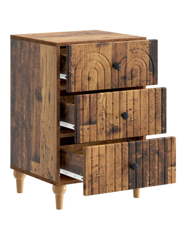 Armadio da Notte con cassetto Legno antico 43x 41 x 66,5 cm