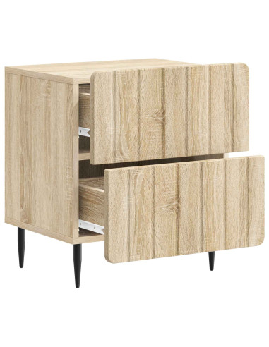Armadio da Notte 2 pcs Rovere Sonoma 43 x 34,5 x 49,5 cm