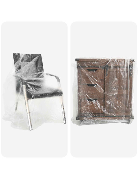 Foglio antipolvere 12 pcs Trasparente 400 x 500 cm HDPE