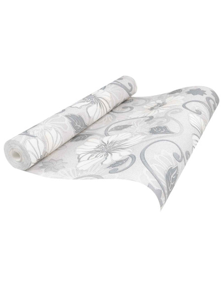 Carta da parati Solida 3D Fiore 10 x 0,53 m Tessuto Non Tessuto