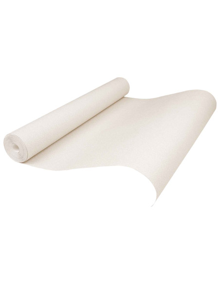 Carta da parati Solida 3D Crema 10 x 0,53 m Tessuto Non Tessuto