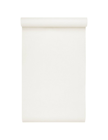 Carta da parati Solida 3D Rigato Bianco Crema 10 x 0,53 m