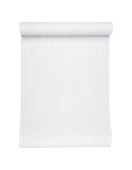 Carta da parati Solida 3D Rigato Grigio Chiaro 10 x 0,53 m