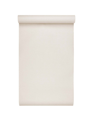 Carta da parati Solida 3D Crema 10 x 0,53 m Tessuto Non Tessuto
