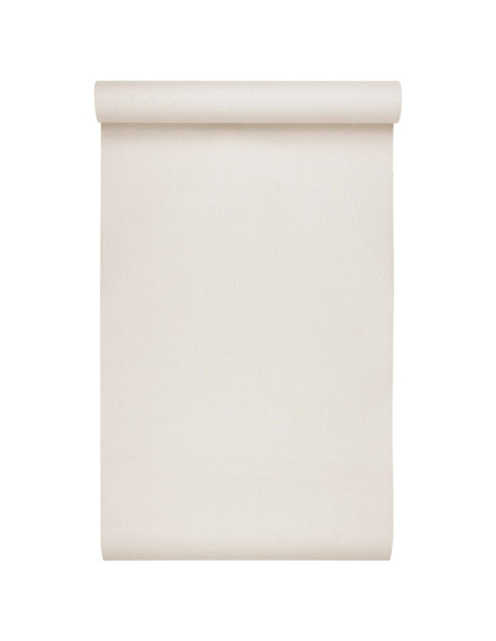 Carta da parati Solida 3D Crema 10 x 0,53 m Tessuto Non Tessuto