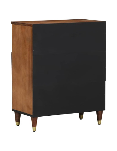 Credenza Marrone 60 x 33 x 75 cm Legno di mango massello