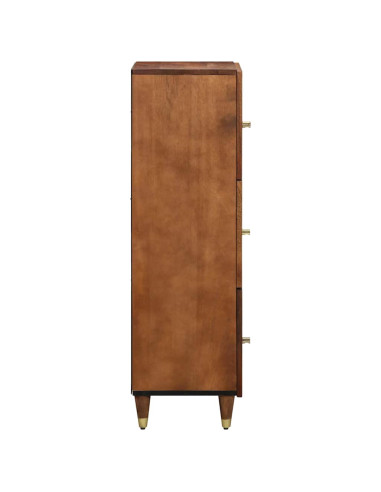 Credenza Marrone 40 x 33 x 110 cm Legno di mango massello