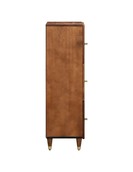 Credenza Marrone 40 x 33 x 110 cm Legno di mango massello