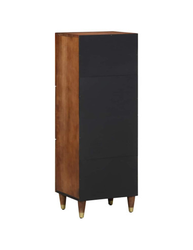 Credenza Marrone 40 x 33 x 110 cm Legno di mango massello