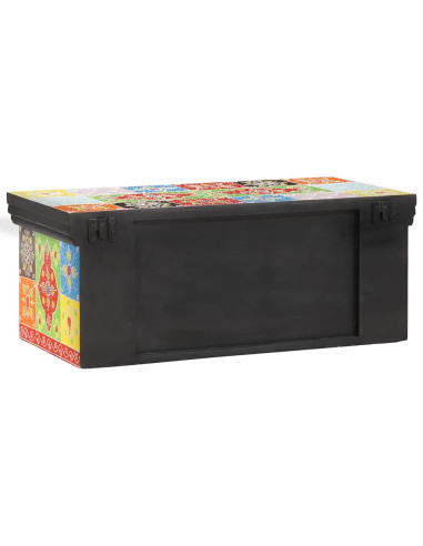 Mobile TV Multicolore 60 x 30 x 24 cm Legno massello di mango