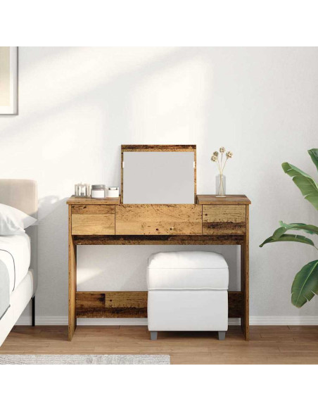 Tavolo per Cosmetici Legno vecchio 100 x 45 x 76 cm
