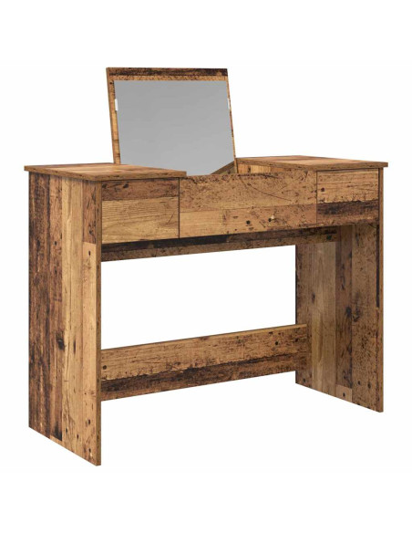 Tavolo per Cosmetici Legno vecchio 100 x 45 x 76 cm