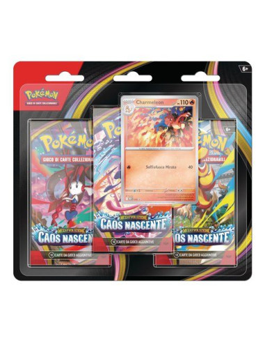 PKMN BLISTER 3 BUSTINE + 1 CARD M4