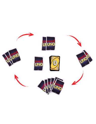 Games JLH43 gioco da tavolo Liar's UNO Carta da gioco Sostituzione