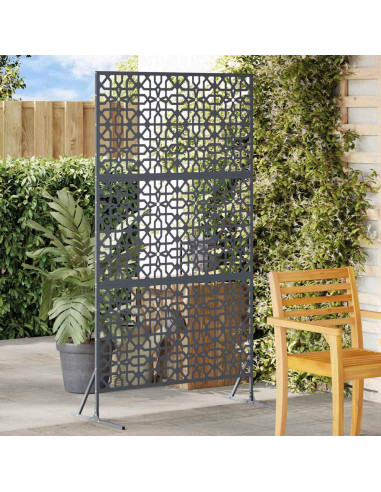 Schermo per Privacy Antracite 100 x 50 x 180 cm Acciaio