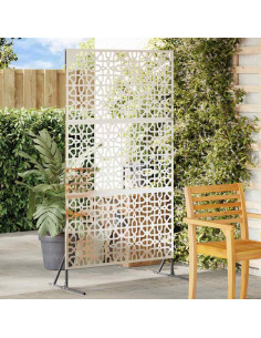 Schermo per Privacy Grigio 100 x 50 x 180 cm Acciaio
