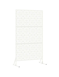 Schermo per Privacy Bianco 100 x 50 x 180 cm Acciaio 2