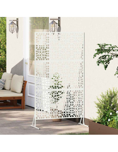 Schermo per Privacy Bianco 100 x 50 x 180 cm Acciaio
