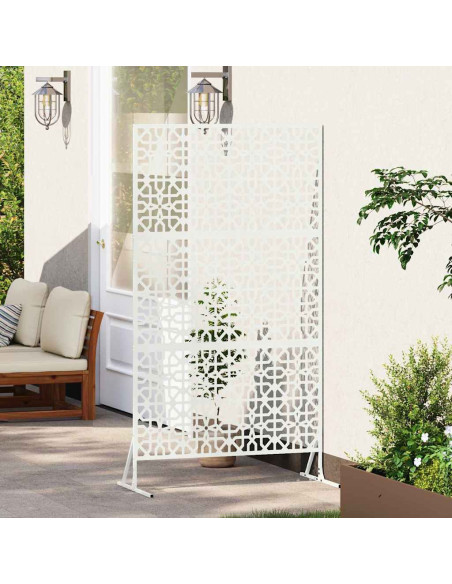 Schermo per Privacy Bianco 100 x 50 x 180 cm Acciaio