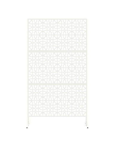 Schermo per Privacy Bianco 100 x 50 x 180 cm Acciaio