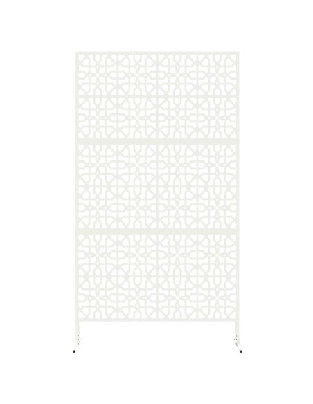 Schermo per Privacy Bianco 100 x 50 x 180 cm Acciaio