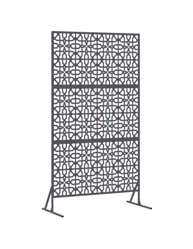 Schermo per Privacy Antracite 100 x 50 x 180 cm Acciaio