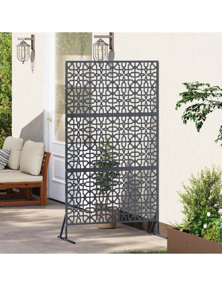 Schermo per Privacy Antracite 100 x 50 x 180 cm Acciaio