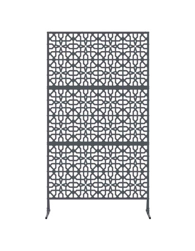 Schermo per Privacy Antracite 100 x 50 x 180 cm Acciaio