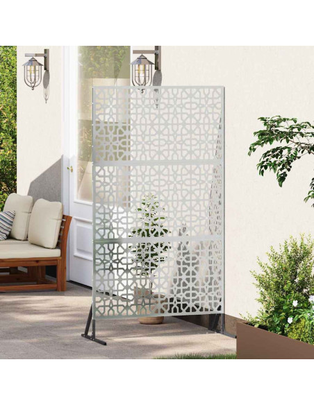 Schermo per Privacy Grigio 100 x 50 x 180 cm Acciaio