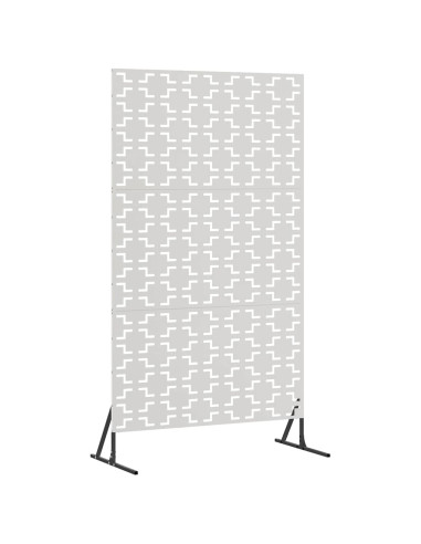 Schermo per Privacy Grigio 100 x 50 x 180 cm Acciaio