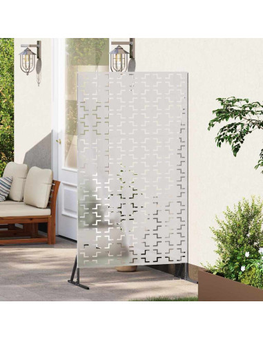Schermo per Privacy Grigio 100 x 50 x 180 cm Acciaio