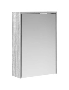 Mobiletto per specchio da bagno Grigio Sonoma 43 x 16 x 62.5 cm 2