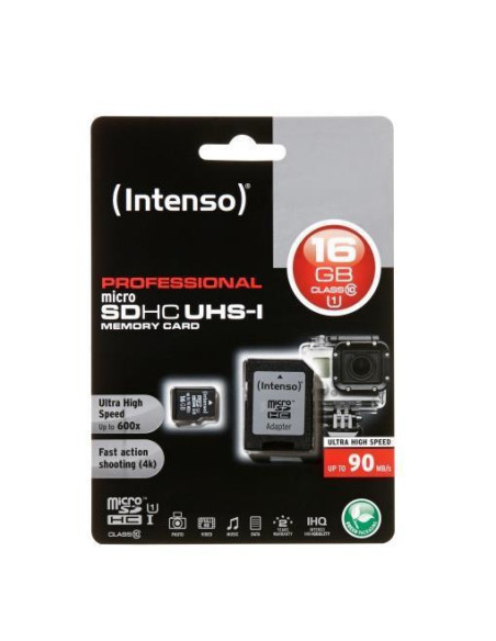 MICRO SD CON ADATTATORE 16GB UHS
