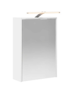 Mobiletto per specchio da bagno Bianco 43 x 16 x 62.5 cm 2