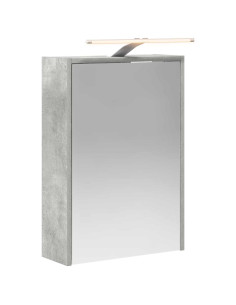 Mobiletto per specchio da bagno con lo scaffale Grigio cemento 2
