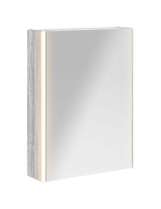 Mobiletto per specchio da bagno Grigio Sonoma 2