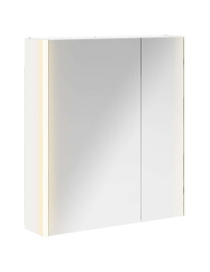 Mobiletto per specchio da bagno Bianco 63,5 x 15,5 x 70 cm 2