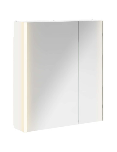 Mobiletto per specchio da bagno Bianco 63,5 x 15,5 x 70 cm