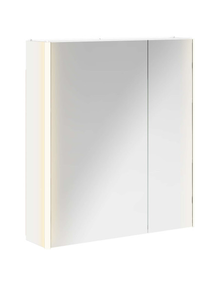 Mobiletto per specchio da bagno Bianco 63,5 x 15,5 x 70 cm