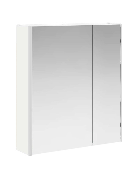 Mobiletto per specchio da bagno Bianco 63,5 x 15,5 x 70 cm