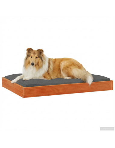 Letto per Cani Marrone cerato 92 x 64 x 9 cm