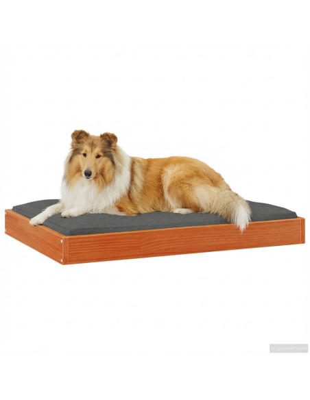 Letto per Cani Marrone cerato 92 x 64 x 9 cm