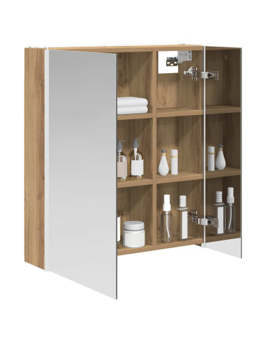 Mobiletto per specchio da bagno Rovere Artigianale